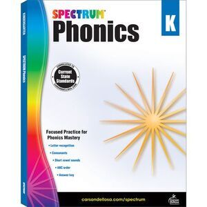 Spectrum Phonics, Grade K: Volume 90 -- Spectrum